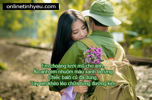 Vợ chuẩn bị hành trang cho chồng đi vào hỏa tuyến