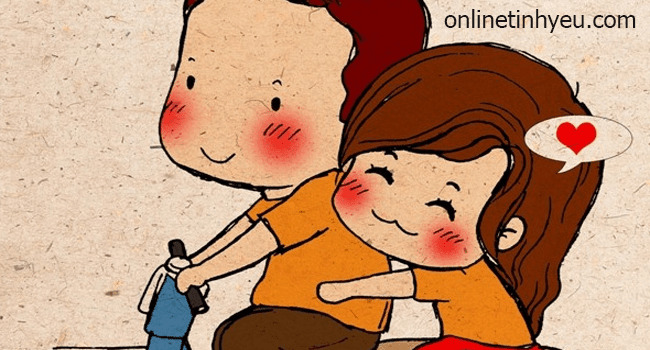 Em dúi mặt vào lưng để chùi mà