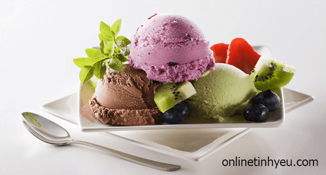 Món kem nước hoa quả