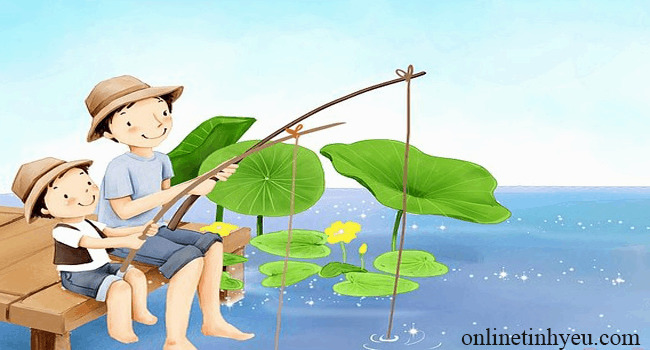 Câu cá - bài học từ cha