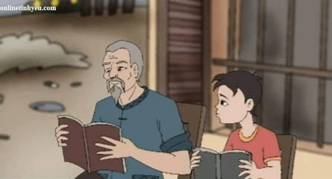 Cuốn sách và giỏ đựng than