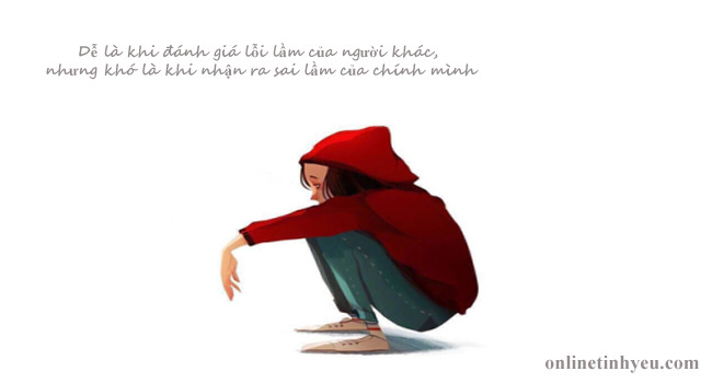 Dễ là khi đánh giá lỗi lầm của người khác...