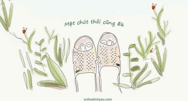 Một chút thôi cũng đủ