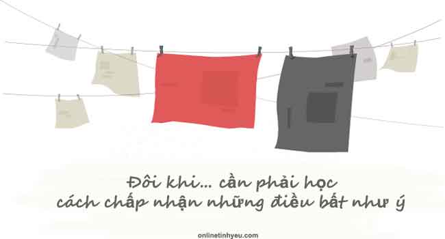 Cần phải học cách chấp nhận