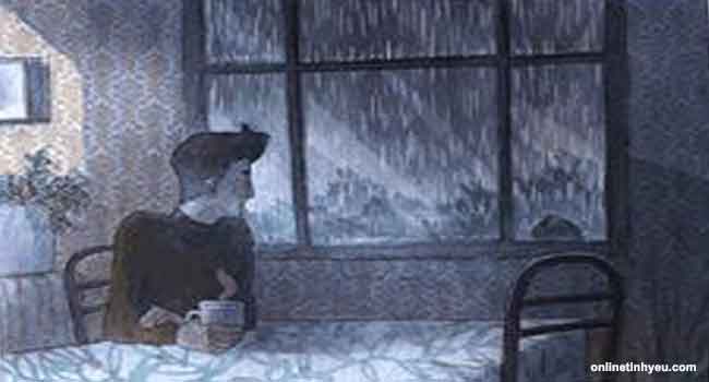 Anh chỉ sợ chập choạng trời sẽ mưa