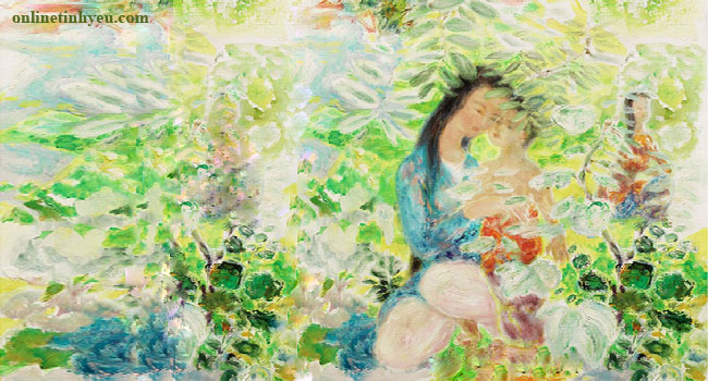 Vườn hoa của mẹ