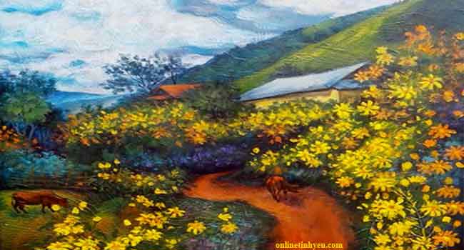 Ngôi nhà có hoa dã quỳ