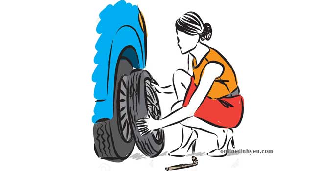 Chiếc vỏ bánh xe