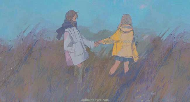 Tay trong tay bên nhau