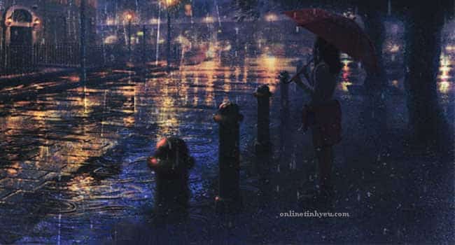 Mưa ngâu rả rích