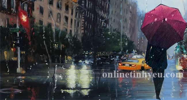 Đợi chờ trong mưa